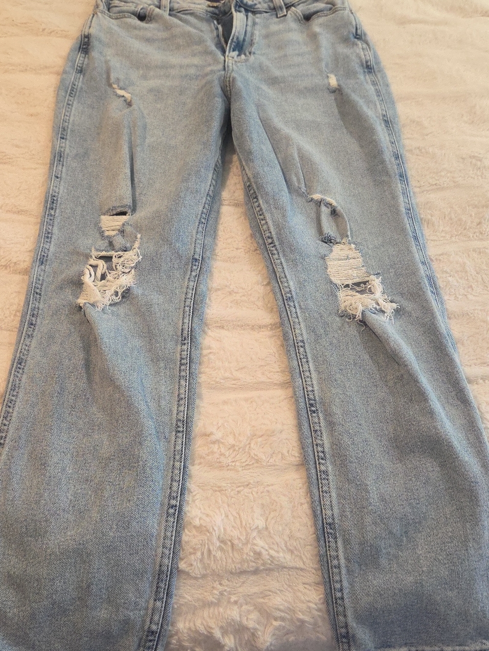 Hollister Vintage stressed W 28 X L 27 Jeans High Rise Mom Jeans,hollister Relax